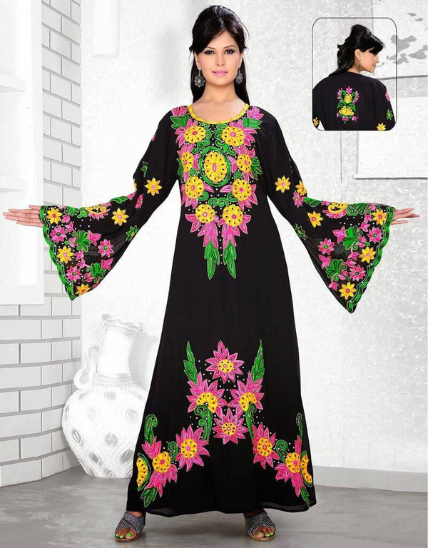 Inviting Embroidered Kaftan